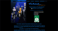 Desktop Screenshot of eckert-praezisionsteile.de